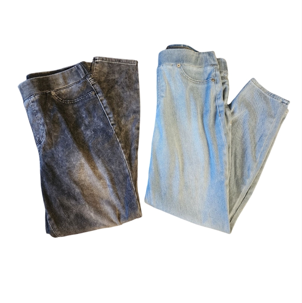 LOGO pull on leggings 10p lori Goldstein